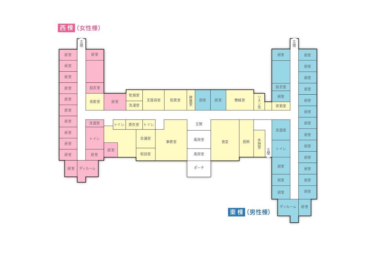 こざくら園平面図
